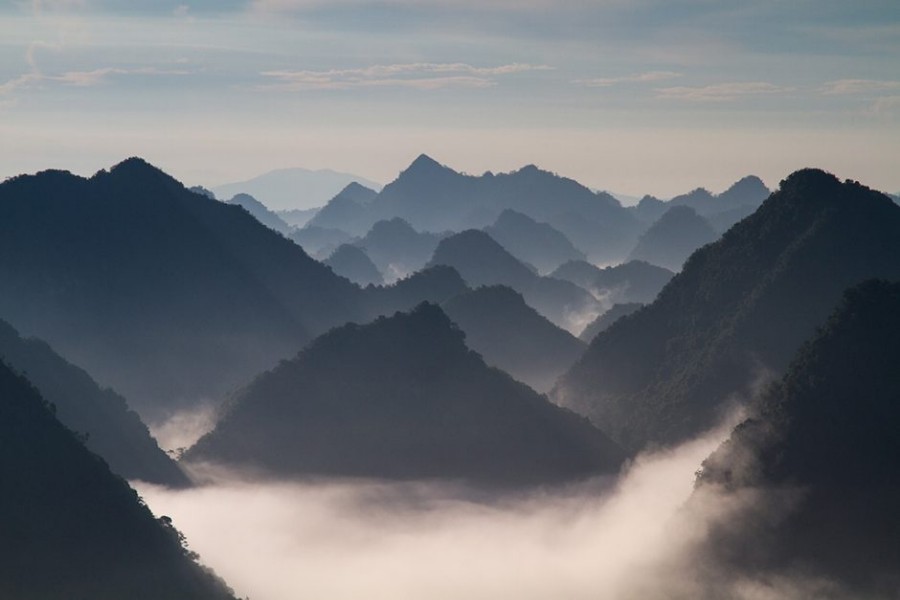 Buổi sáng ở thung lũng Bắc Sơn (Ảnh: Hoàng Giang Hải / Flickr)